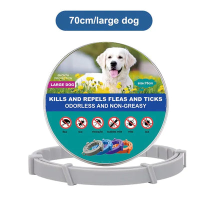 Dog Flea Tick Prevention Collar: Effective Flea Collar and Prevention for Dogs & Cat- Safe Dog Ticks Fleas Collars - Reliable Tick Flea Collars for Dogs