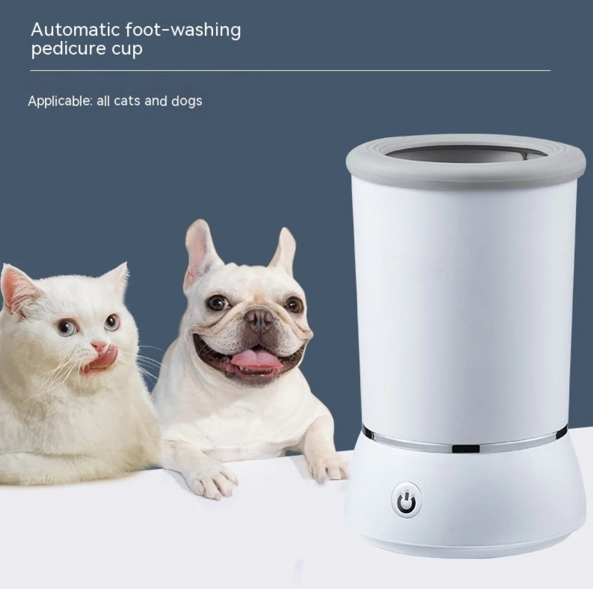 Automatic Dog Paw Cleaner and Massager, Electric Paw Washer for Dogs Portable Paw Cleaner Cup, Dog Foot Cleaning Machine