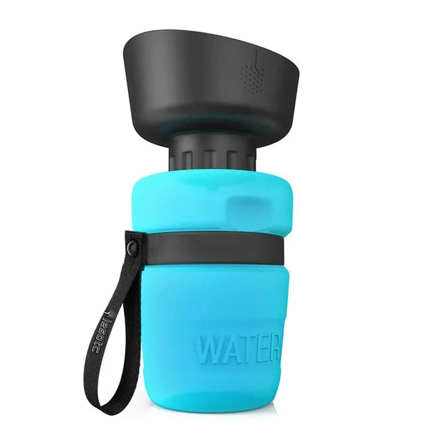 Portable Dog Water Bottle for Walking, Travel Pet Water Bottle Leakproof Collapsible Water Bottle Dog Water Dispenser Fit Any Standard Car Cup Holder