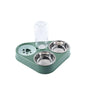 Dog Bowls, Cat Food and Water Bowl Set with Water Dispenser and Stainless Steel Bowl for Cats and Small Dogs