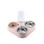 Dog Bowls, Cat Food and Water Bowl Set with Water Dispenser and Stainless Steel Bowl for Cats and Small Dogs