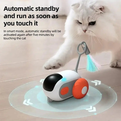 Interactive Cat Toys for Indoor Cats with Upgraded Rechargeable  Remote Control Smart Automatic Moving Cat Toys with 2 Modes Kitten Toys for All Breeds of Bored Cat