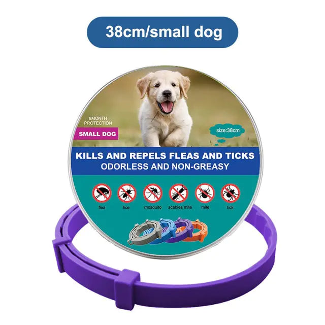 Dog Flea Tick Prevention Collar: Effective Flea Collar and Prevention for Dogs & Cat- Safe Dog Ticks Fleas Collars - Reliable Tick Flea Collars for Dogs