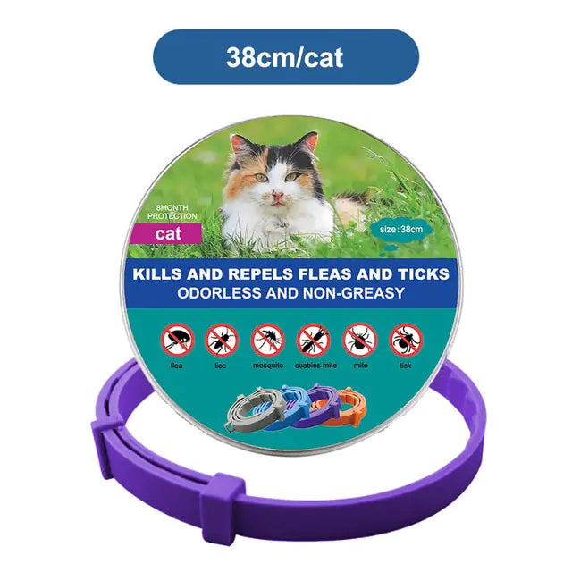 Dog Flea Tick Prevention Collar: Effective Flea Collar and Prevention for Dogs & Cat- Safe Dog Ticks Fleas Collars - Reliable Tick Flea Collars for Dogs