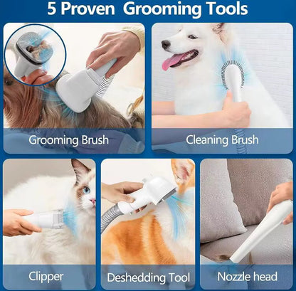 Dog Grooming Vacuum, Dog Grooming Kit, Strong Pet Grooming Vacuum for Dogs,Dog Hair Vacuum,Pet Grooming Tools