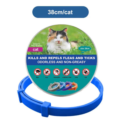 Dog Flea Tick Prevention Collar: Effective Flea Collar and Prevention for Dogs & Cat- Safe Dog Ticks Fleas Collars - Reliable Tick Flea Collars for Dogs