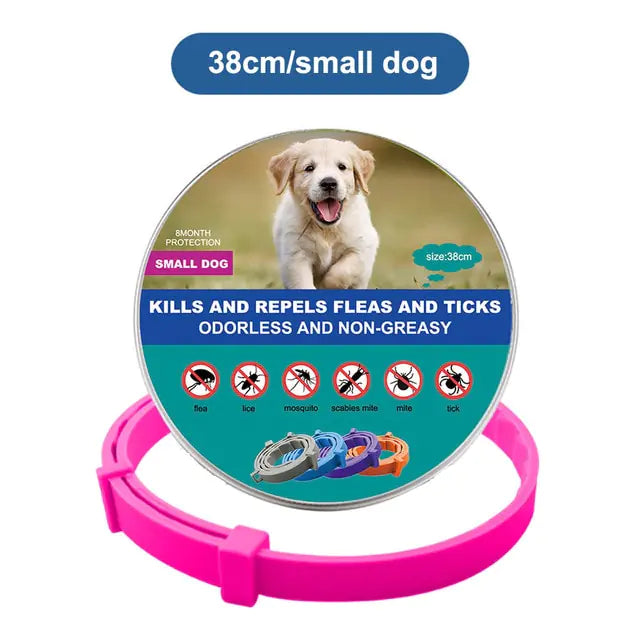 Dog Flea Tick Prevention Collar: Effective Flea Collar and Prevention for Dogs & Cat- Safe Dog Ticks Fleas Collars - Reliable Tick Flea Collars for Dogs