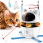 2 in 1 Automatic Red Light & Feather, Rechargeable, Interactive Cat Toys  Cover Indoor Kitten Toys