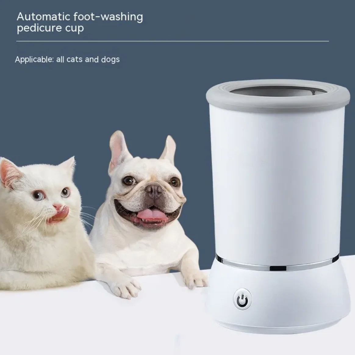 Automatic Dog Paw Cleaner and Massager, Electric Paw Washer for Dogs Portable Paw Cleaner Cup, Dog Foot Cleaning Machine