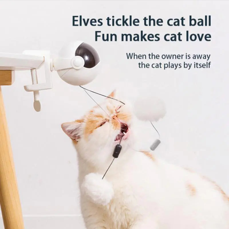 Electric Automatic Lifting Cat Ball Toy Interactive Puzzle Smart Pet Cat Ball Teaser Toys Pet Supply Lifting Balls Electric