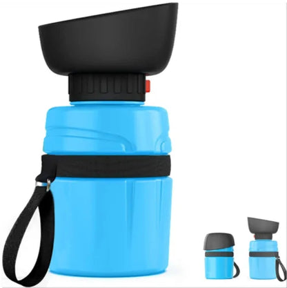 Portable Dog Water Bottle for Walking, Travel Pet Water Bottle Leakproof Collapsible Water Bottle Dog Water Dispenser Fit Any Standard Car Cup Holder