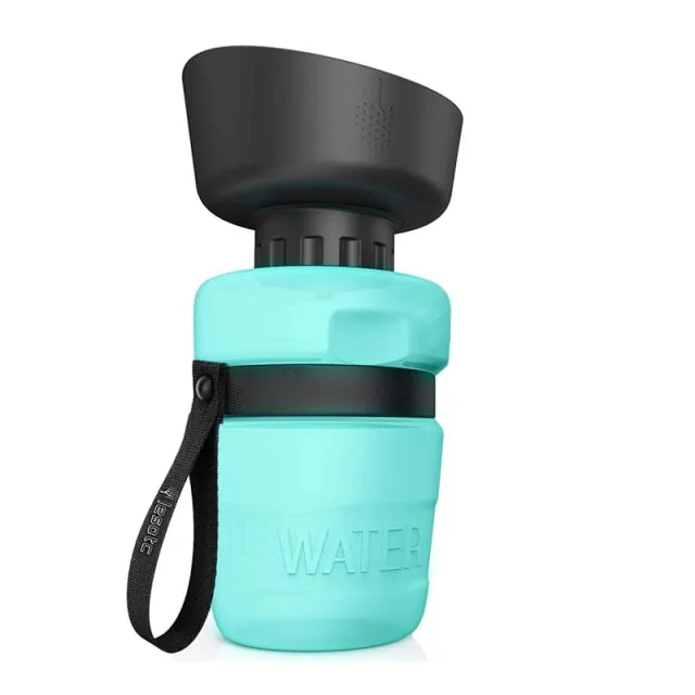 Portable Dog Water Bottle for Walking, Travel Pet Water Bottle Leakproof Collapsible Water Bottle Dog Water Dispenser Fit Any Standard Car Cup Holder