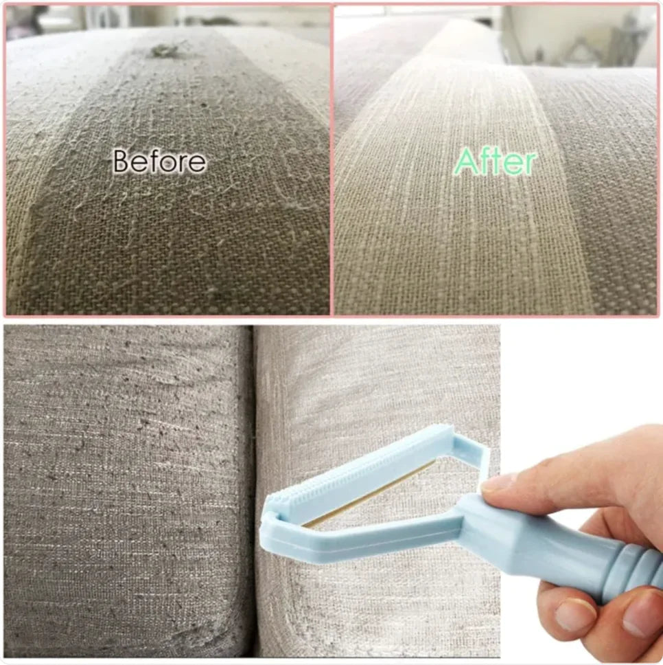 Pet hair remover - Special Dog Hair Remover Multi Fabric Edge and Carpet Scraper by Uproot Clean - Cat Hair Remover for Couch, Pet Towers & Rugs - Gets Every Hair!